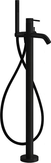 Напольный смеситель для ванны Gessi 316 54028#299, black XL