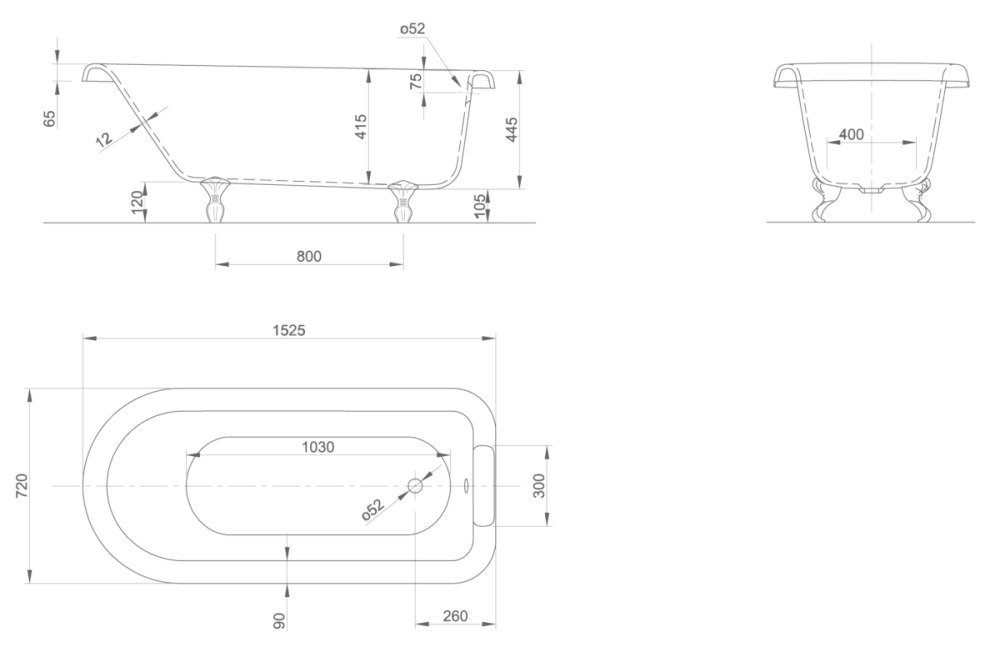 Акриловая ванна Knief Aqua Plus 0100-065-02 белый