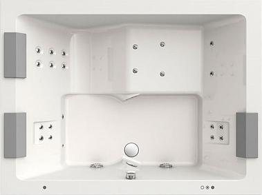 Отдельностоящая акриловая ванна Jacuzzi 200х150 см SHA-4006-0600