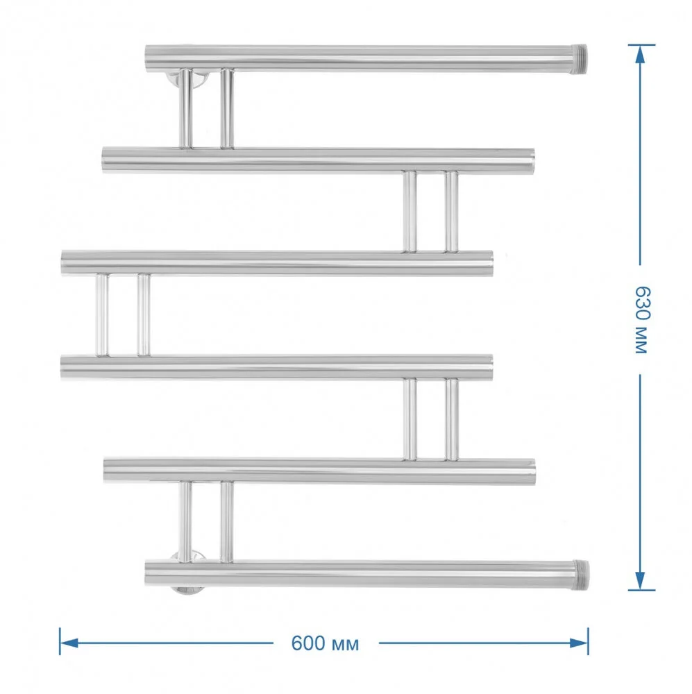 Полотенцесушитель водяной Energy EWTRMODRN0605000000 хром