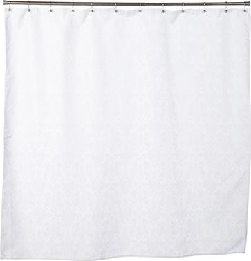 Штора для ванной Carnation Home Fashions Damask White