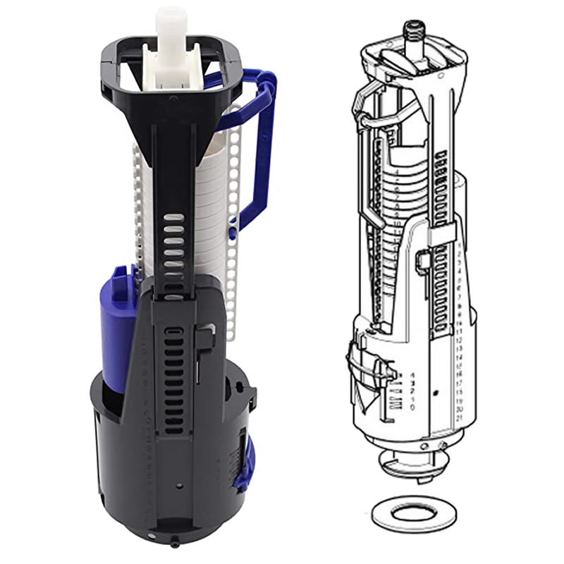 Механизм смыва для сливного клапана Geberit 238.542.00.1