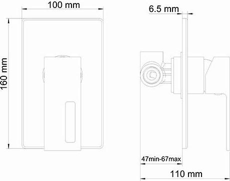 Гигиенический душ WasserKRAFT Alme A15157, хром