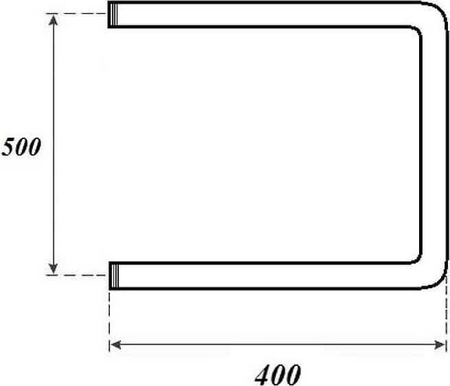 Полотенцесушитель водяной Point PN35554 500x400 П-образный, хром