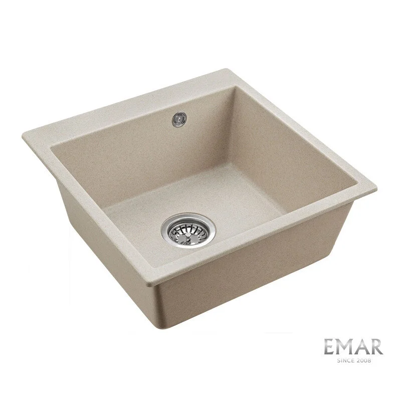 Кухонная мойка Emar Quartz EMQ-1640.Q Берилл бежевый