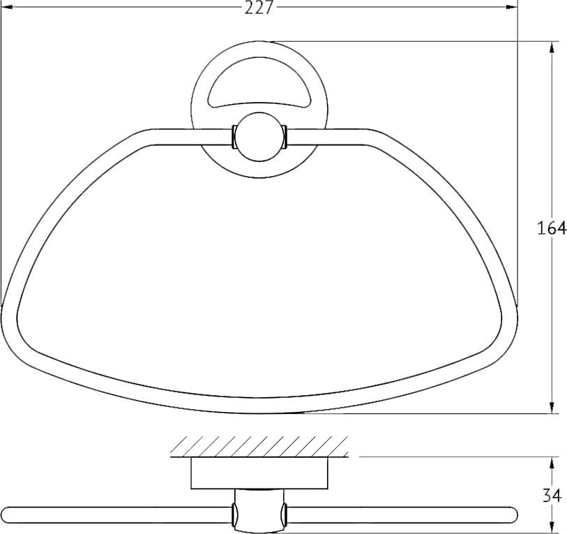 Полотенцедержатель FBS Ellea ELL 022