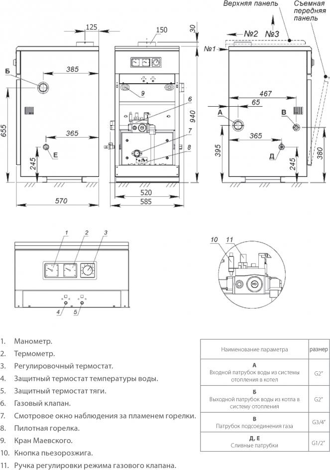 Газовый котел ACV Alfa Comfort 60 v15 (52 кВт)