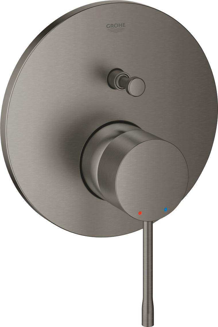 Смеситель для ванны Grohe Essence 24058AL1 тёмный графит, матовый