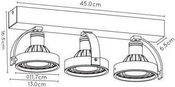 Светодиодный спот Lucide Dorian Led 22968/36/30