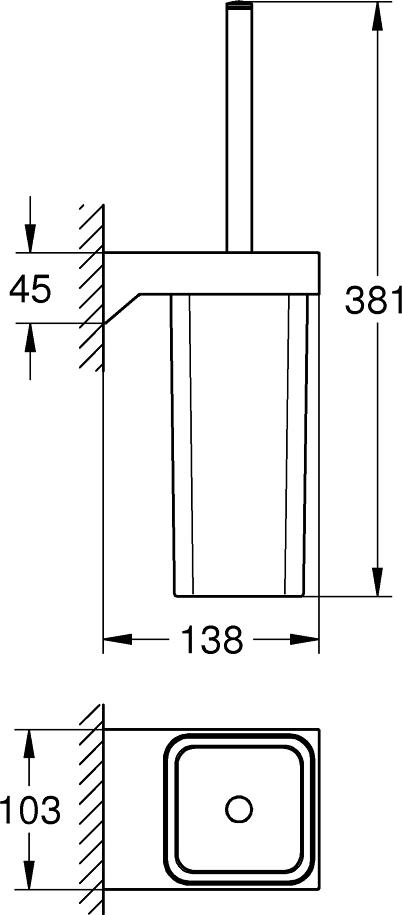 Ёршик Grohe Selection Cube 40857001