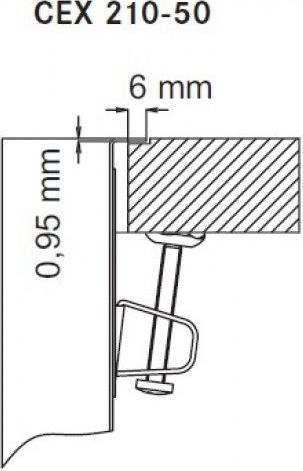 Кухонная мойка 55 см Franke Centinox CEX 210-50 3.5" 127.0179.081, нержавеющая сталь