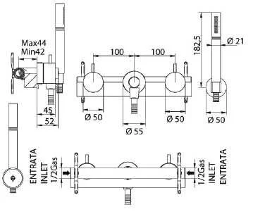 Смеситель для душа Bandini Stel 948720SN00 хром