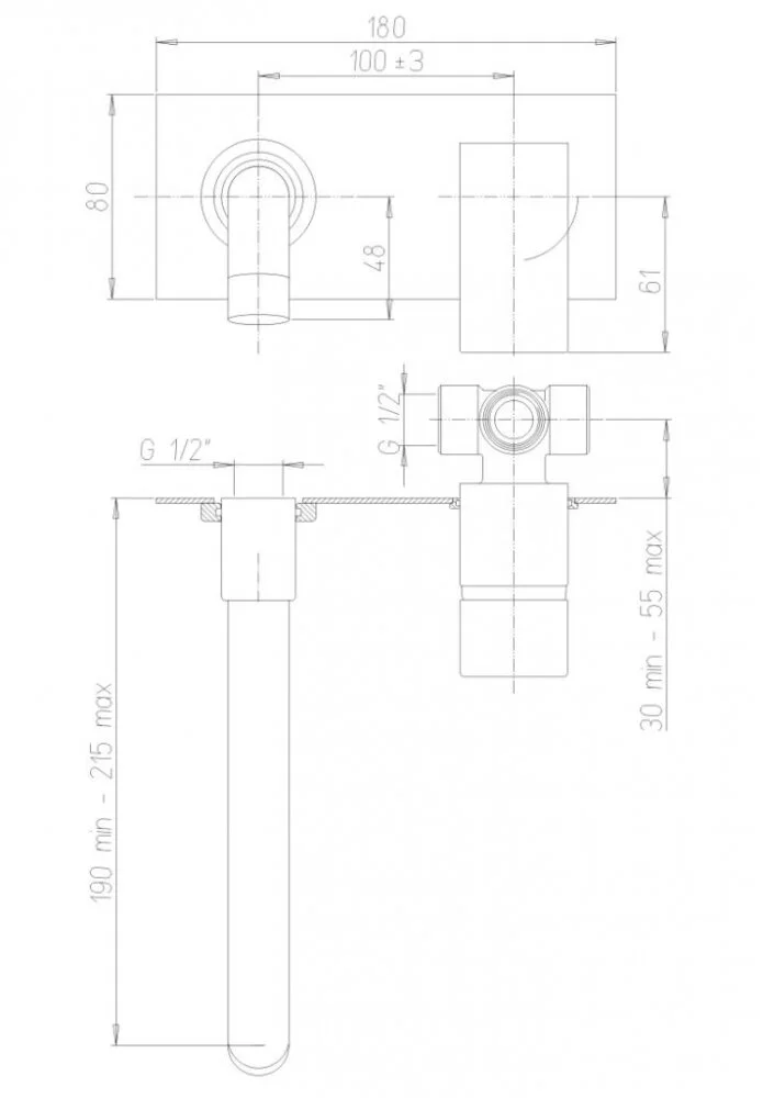 Смеситель для раковины Paini Dax-r-dax 84CR208RP хром