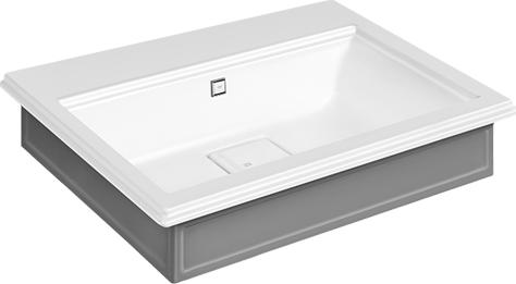 Раковина подвесная 70 см Gessi Eleganza 46812#800, белый / ral