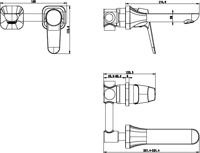 Смеситель Bien BL45020103 для раковины