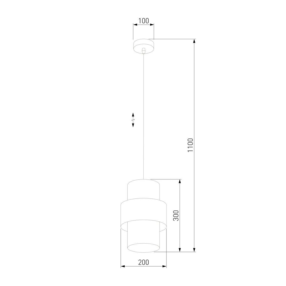 Подвесной светильник TK Lighting 849 Calisto