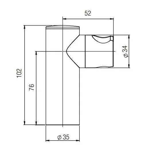 Держатель душа Paini COX 78CR185 хром