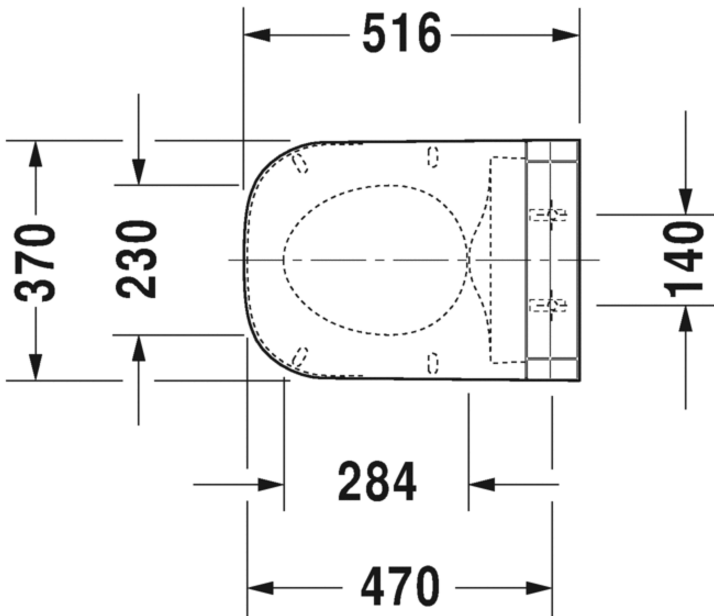 Крышка-биде Duravit SensoWash Starck C 610300002000300 для Happy D.2