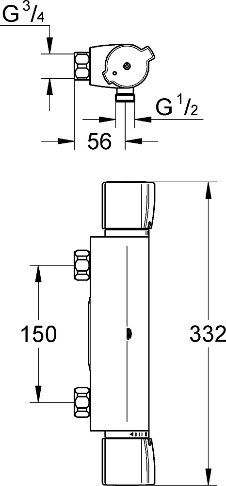 Термостат Grohe Grohtherm 2000 special 34255000