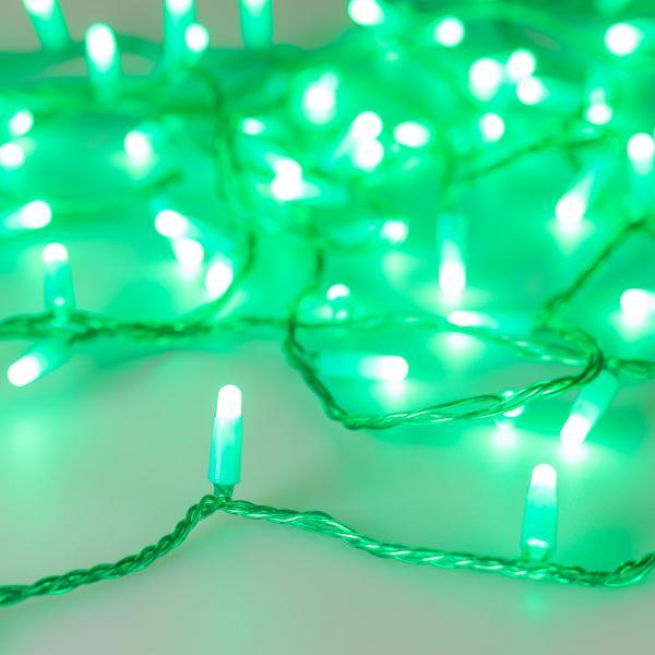 Уличная светодиодная гирлянда Ardecoled нить 230V зеленый ARD-String-Classic-10000-Green-100Led-Milk-STD Green 031196