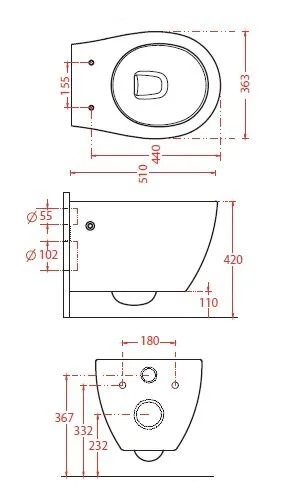 Подвесной унитаз ArtCeram Step STV003 01 00, безободковый, белый