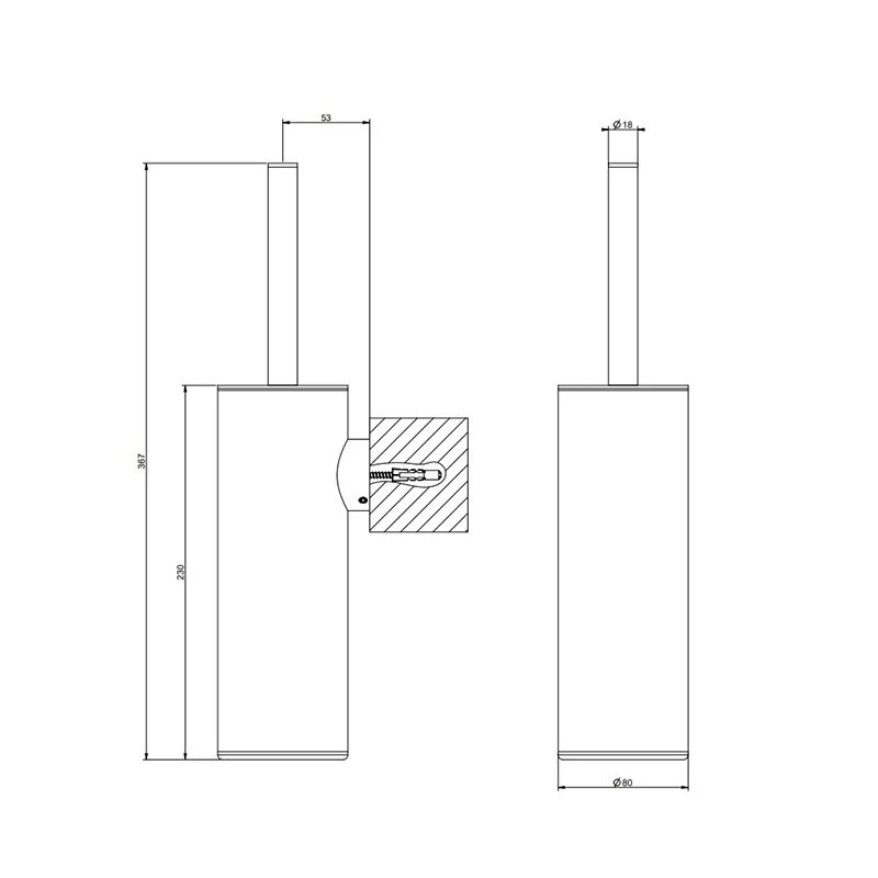 Ёршик Gessi Emporio 38957/149 серый