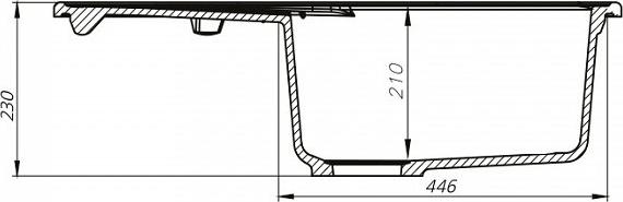 Кухонная мойка Iddis Kitchen G K11B771i87, черный