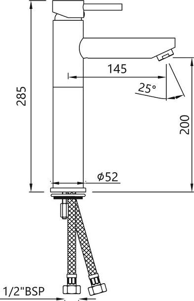 Смеситель для раковины Jaquar Florentine FLR-CHR-5005NB, хром