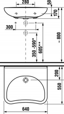 Раковина Roca Access ZRU9307660 55 см, белая