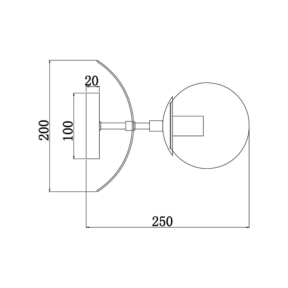 Бра Vele Luce Intenso VL1413W01