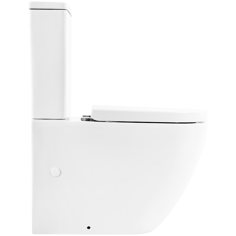 Унитаз-компакт BelBagno Sfera-R BB2141CPR/BB865SC с сиденьем микролифт, белый