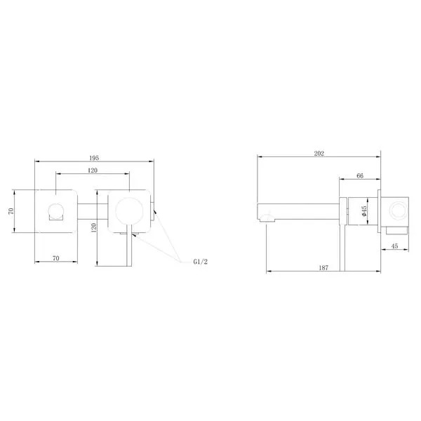 Смеситель для раковины ABBER Emotion AF8812B, черный матовый