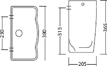 Бачок для унитаза Caprigo Boheme D59