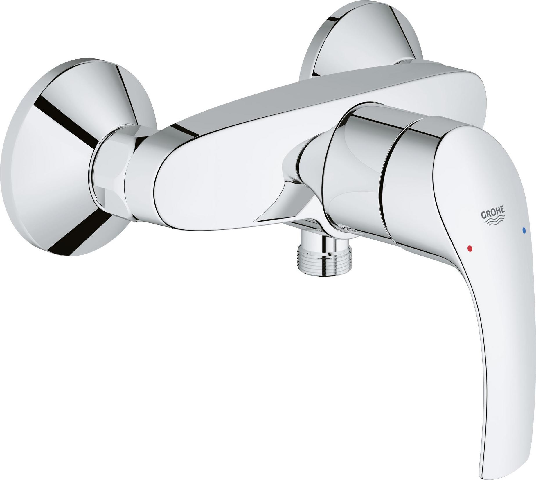 Хромированный смеситель для душа Grohe Eurosmart New 33555002