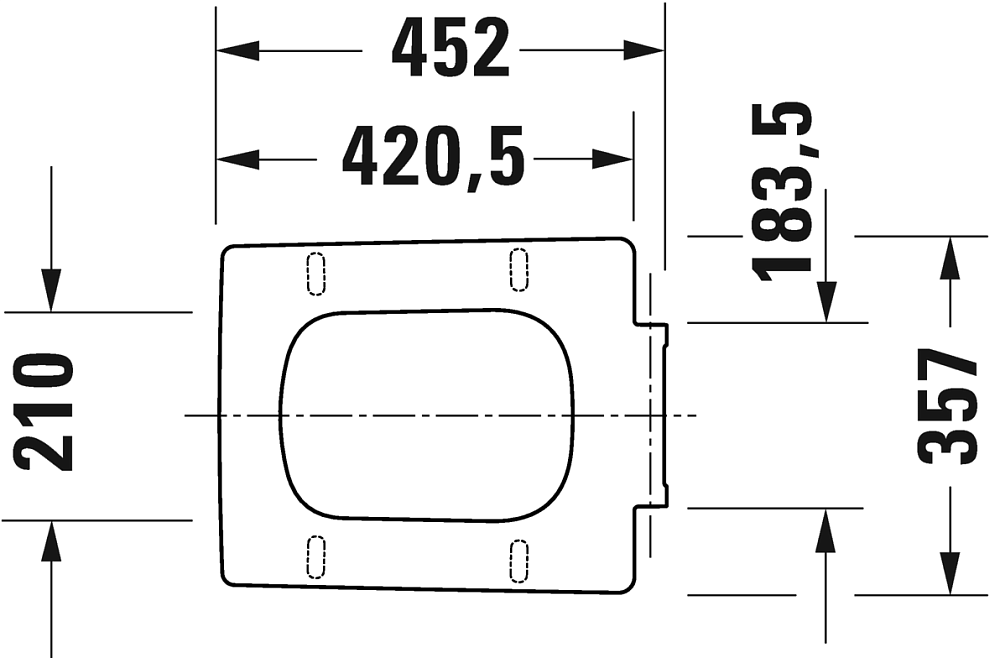 Сиденье для унитаза Duravit Viu 0021110000