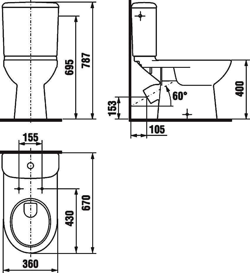 Унитаз-компакт Jika Olymp 2261.4