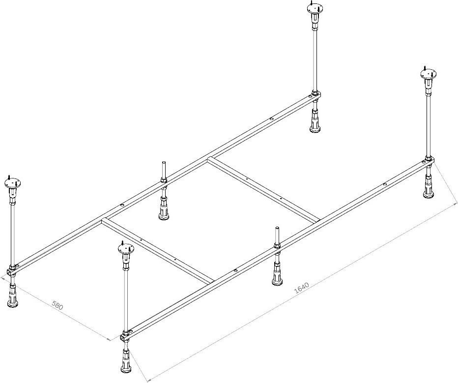 Каркас для ванны AM.PM X-Joy 170x70 W94A-170-070W-R