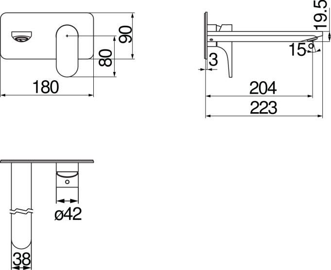 Смеситель для раковины Nobili Yo YO126198/1CR, хром