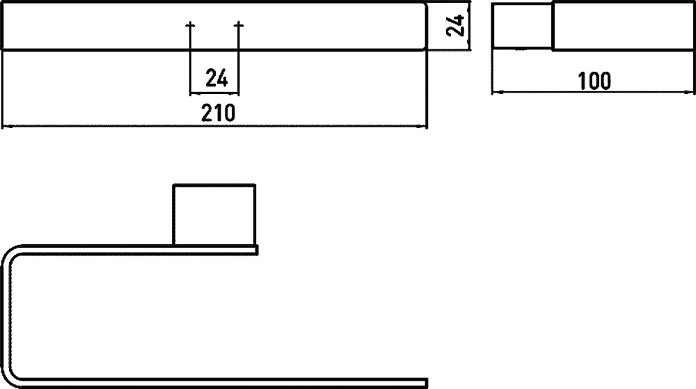 Полотенцедержатель Emco Loft 0555 001 00