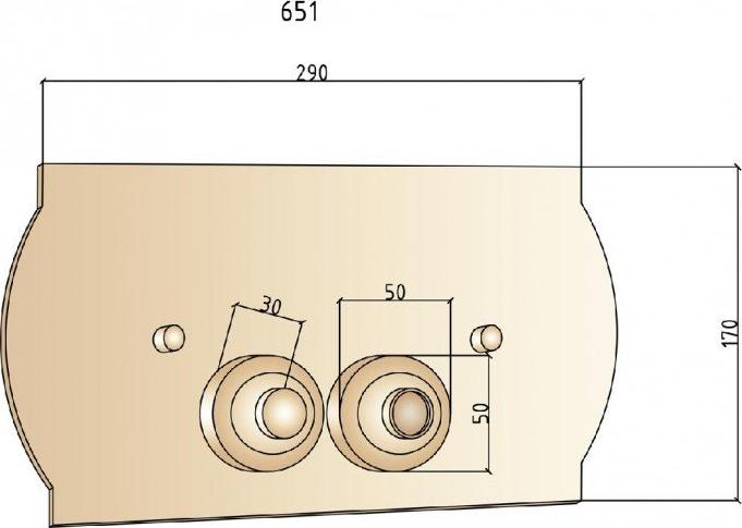 Кнопка смыва Boheme Imperiale 652 золото