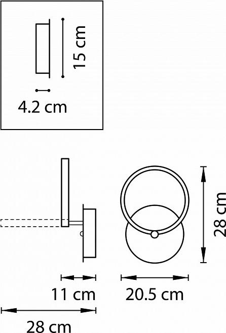 Бра Lightstar Breve 749614