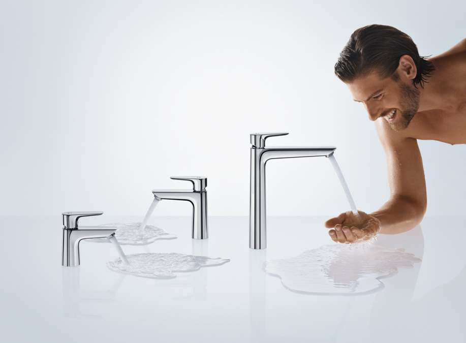 Смеситель для раковины Hansgrohe Talis E 71716700, белый матовый