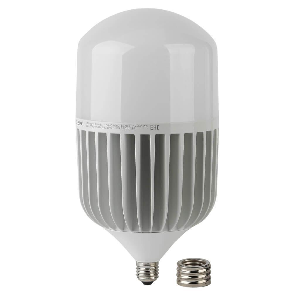 Лампа светодиодная ЭРА E40 100W 6500K матовая LED POWER T160-100W-6500-E27/E40 Б0032090