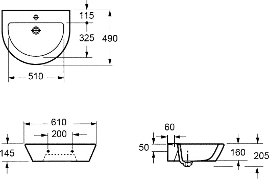 Раковина Imex Arco LP1088