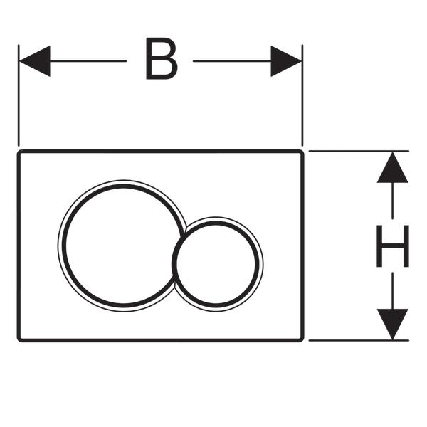 Кнопка смыва Geberit Sigma 01 115.770.JQ.5 хром матовый