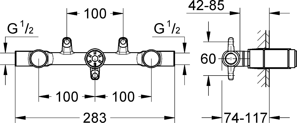 Скрытая часть Grohe Ondus 29025000