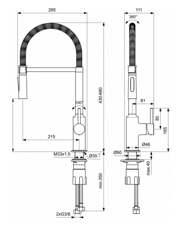 Рычажный смеситель Ideal Standard Ceralook BC302AA