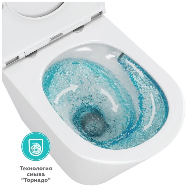 Комплект Duravit DuraSystem WD1011000000 с подвесным унитазом San More Fiaba SMT971903 с сиденьем микролифт