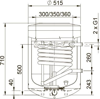 Водонагреватель Stout SWH-1210-000075