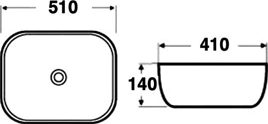 Раковина Mira MR-5141BB